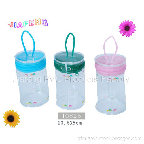 Round EVA Cylinder Cosmetic Bags